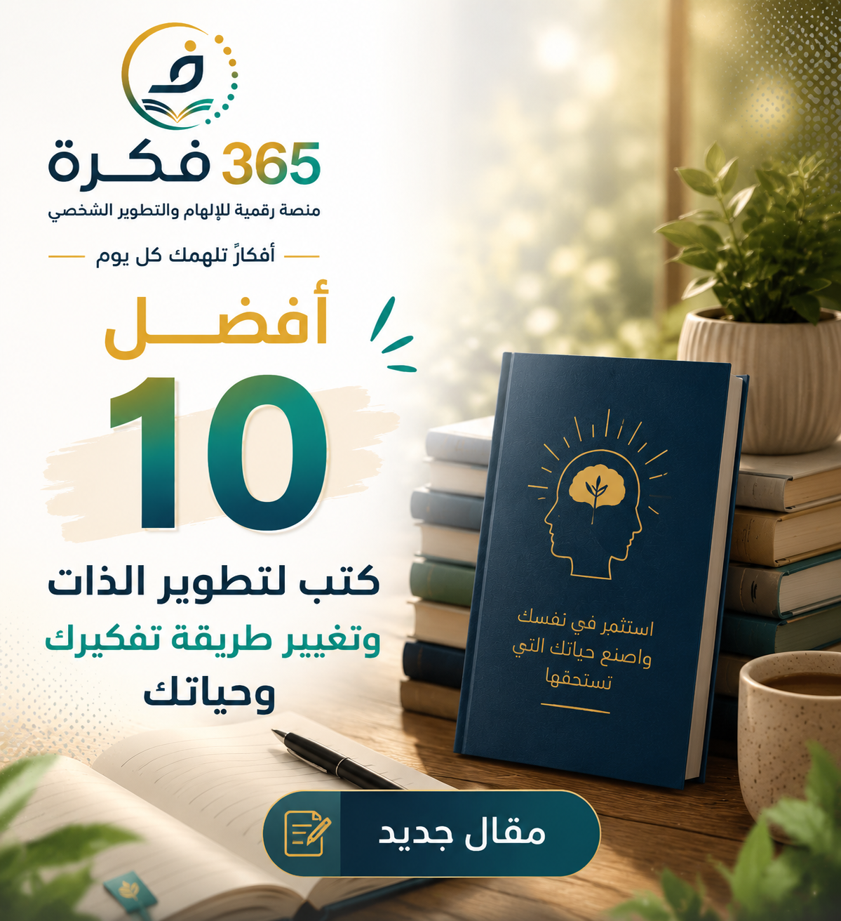 أفضل عشر كتب لتطوير الذات